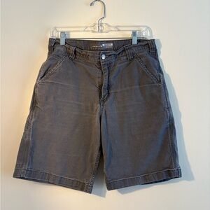 Carhartt Charcoal Flat Front Men Shorts